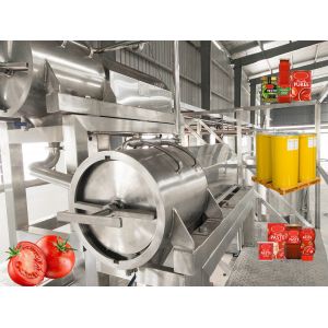Quality 10T/H SUS 304 Tomato Paste Processing Line Energy Saving for sale