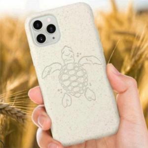 Quality 100% Biodegradable Mobile Protector Cover Case 1.8mm Engraved Wood Bamboo Fiber for sale