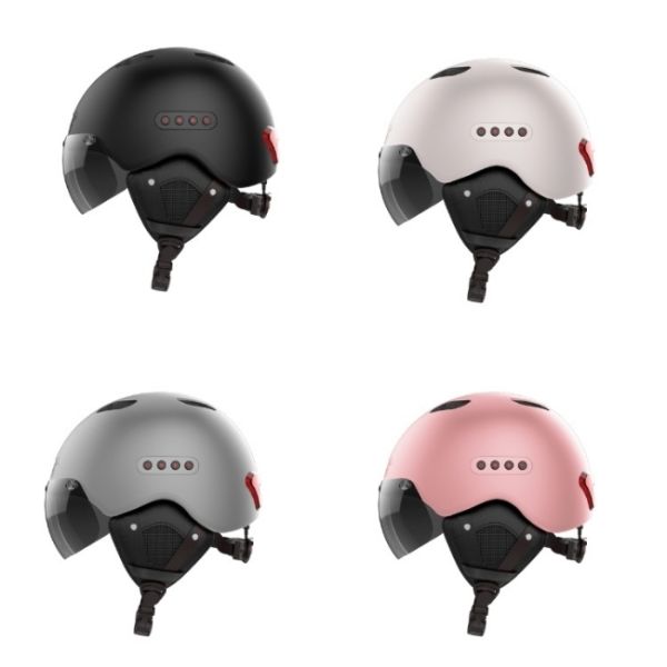 RoHS Intelligent Gravel Cycling Helmet / Bluetooth Bike Helmet With Signal Lights