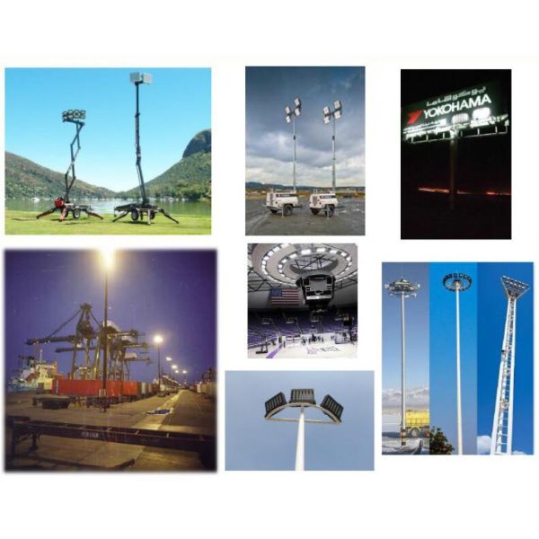 3000 Watt 40000LM IP67 Waterproof LED Flood Light CE RoHS Stadium Flood Light