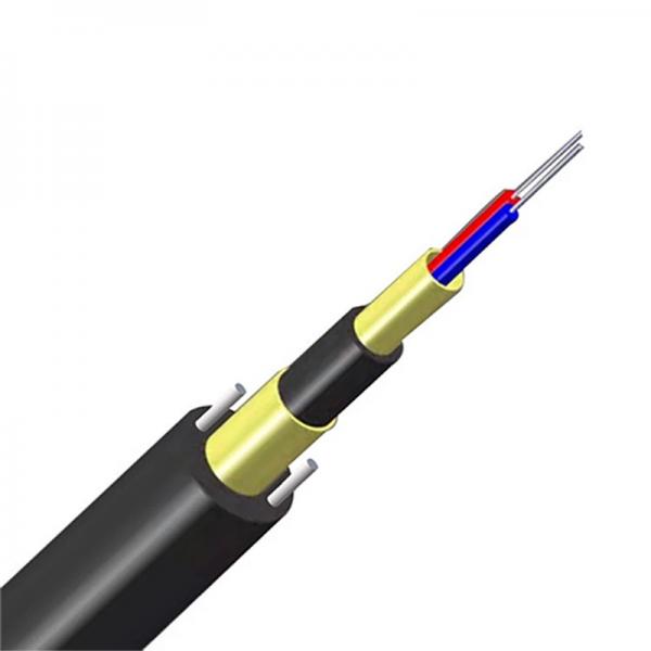 Buy ADSS 8.5mm Fiber Optic Armoured Cable Central Bundle Tube Structure at wholesale prices
