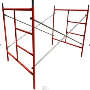 Quality High Durability Frame System Scaffolding with Powder Coating Surface Treatment for sale