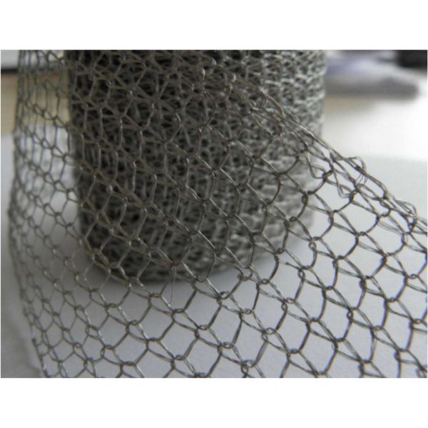 1mm Titanium Knitted Wire Mesh Filter 0.18mm Thickness Color Customized