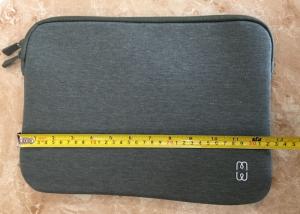 Quality Polycotton Green Laptop Bags 11.6 Inch For Women 5MM Memory Foam Nylon Zipper Closure for sale