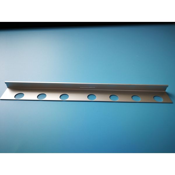 Matte Silver 27cm Square Tile Decorative Aluminum Trim Anodized