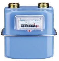 Quality Two Pipe 0.8L Compact Gas Flow Meter , 1.6m3/H Diaphragm Gas Meter for sale