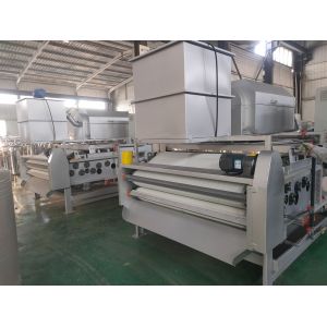 China Vacuum Belt Filter Press Sludge Dewatering System Water Treatment 50 Ton on sale