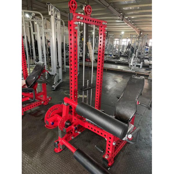 Gym Equipment Dual Function Quads Calf Workout Seated Leg Curl Extension