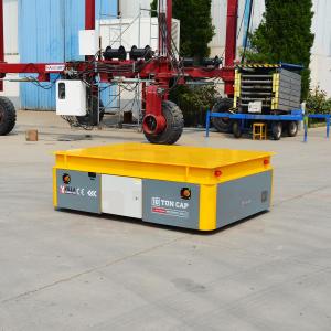 China 10Ton Steel Billet Battery Transfer Cart Remote Battery Operated Transfer Trolley on sale