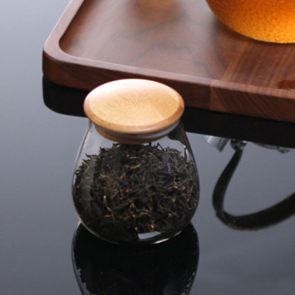OEM Size Borosilicate Glass Airtight Container Storage Jars For Coffee Bean 400ML 800ML