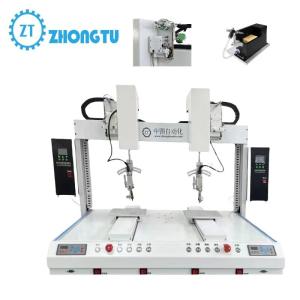 Quality The Dual Y-Axis Dual-Head Dual-Platform Soldering Machine Offers More Flexible Motion Control And More Efficient Soldering Operations for sale