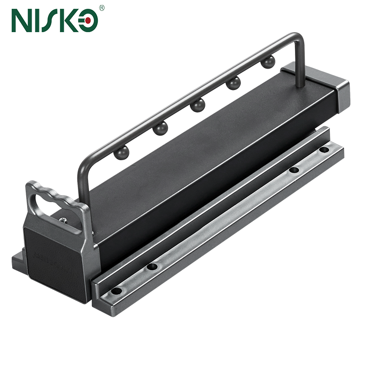 Top Mounted Clothes Hanging Rack Pull Out Clothes Holder for Wardrobe Storage