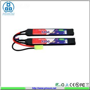 Quality Rechargeable RC Airsoft LiPo Battery Packs 20C 11.1V 1200mAh Long Bar Battery Packs for sale