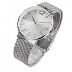 OEM ODM Men Stainless Steel Watches With Ultra - Thin Mesh Band Watch Case