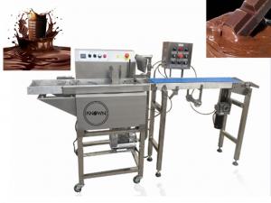 China 380V Chocolate Bar Production Line / Commercial Hot Chocolate Coating Machine on sale