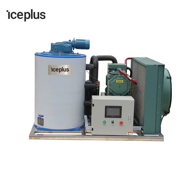 CE Standard Ice Flake Maker Machine Refreshing Vegetable Fruit Foodstuff In Supermarket