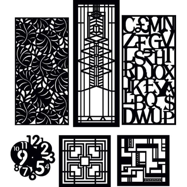 Sound Barrier Laser Cut Decorative Panels Low - Carbon Steel Material