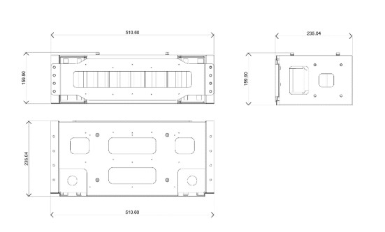 51.2V 56Ah lfp battery module Pack 2.867kWh Low Pressure