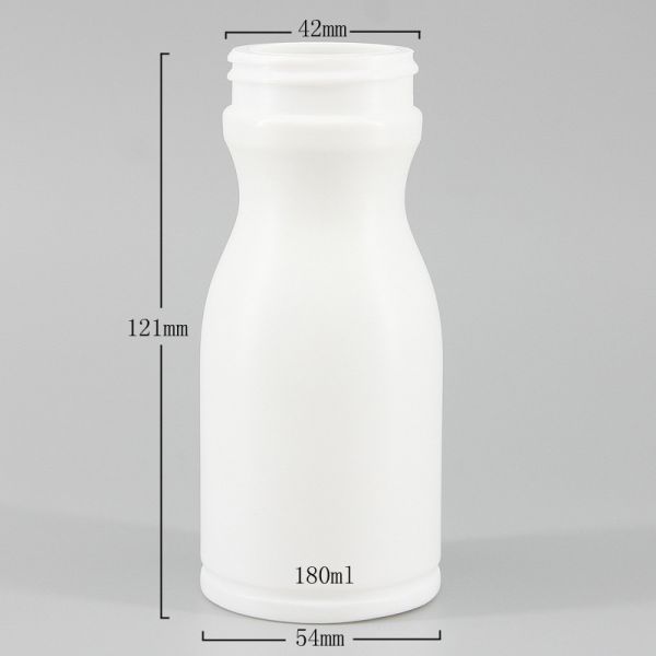 White HDPE 180ml Flip Top Lid For Calcium Tablets