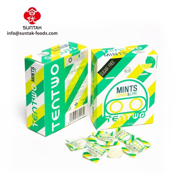 Sugar Free Grapes Flavoured Strong Mints Candy In Paper Box Pack