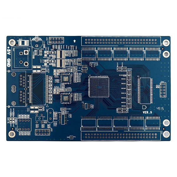 HASL Lead-Free Surface Finish Main Mother Board PCB with Gold Platting and Solder Mask Colors Green Black White Red Blue Yellow