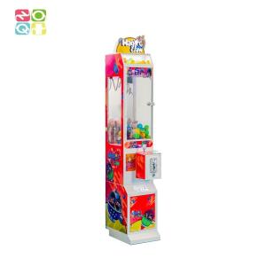 Quality Coin Operated 6cm Claw Crane Machine Metal Chassis Doll Catching Arcade Game for sale