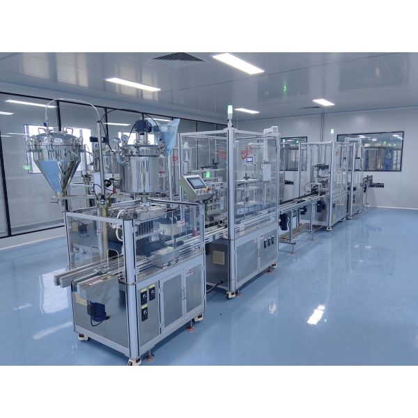 PLC Control System Automatic High Speed Lip Cream Filling Machine With Precise Filling