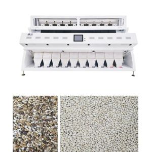 Quality 10 Chutes White Bean Grain Color Sorter 5400 Pixel RGB for sale