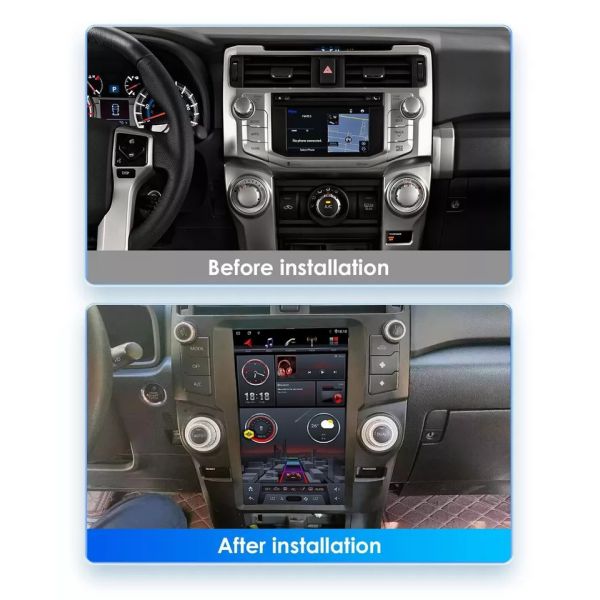13.6'' Car Android 13 Screen For Toyota 4Runner 2010-2023 Car Infointment System