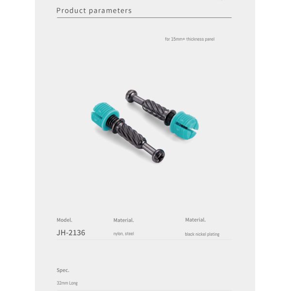 Minifix Spreading Bolts