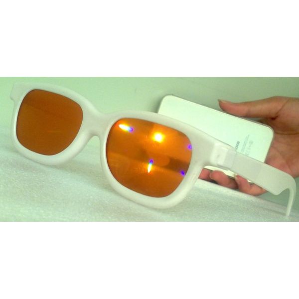 Promotional Black Frame Plastic Diffraction Glasses For Watching Fireworks