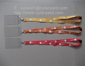 China polyester ID tag lanyards, ID badge holder lanyards, on sale