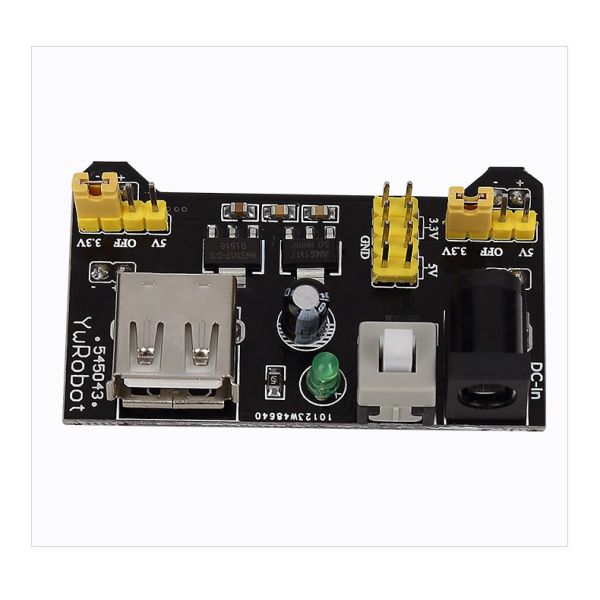 Solderless Breadboard Kit 3.3V 5V Plug-In Breadboard Power Supply