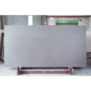 Grey Color Artificial Quartz Stone Commercial Domestic 63"X126"