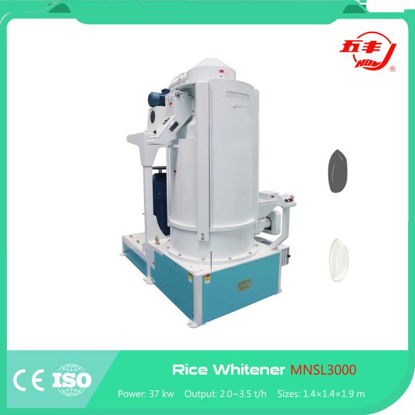 1430x1390x1920mm Rice Whitening Machine
