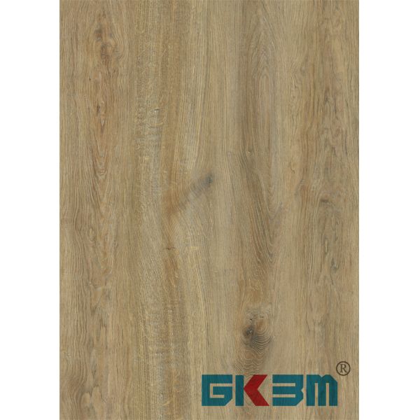 DP-W82144-1 Castle Oak Spliced Rigid Luxury SPC Flooring Warm Brown Fireproof Anti Srach