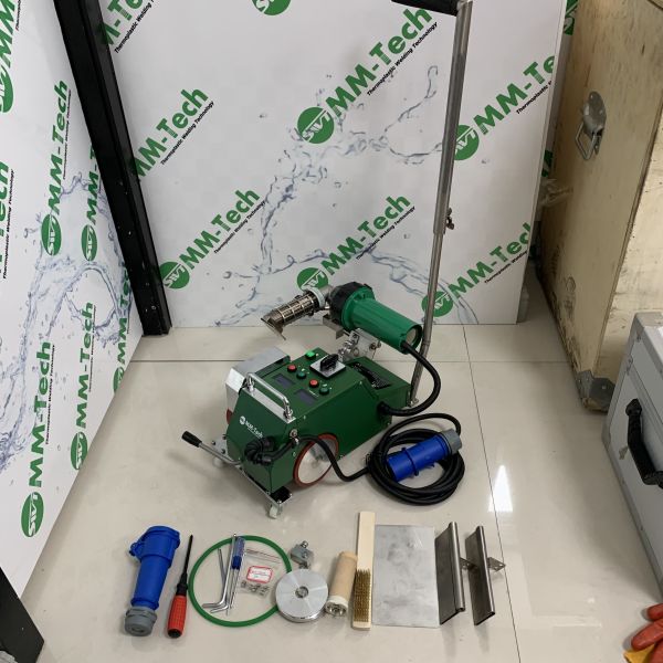 Banner Tarpaulin Hot Air Welding Machine Fabrica Machine PVC PP PE Membrane