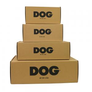 China Mailer Kraft Paper Packaging Box Corrugated Cardboard For Dog Toys on sale
