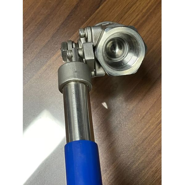 30-Day Return Policy Water Media Stainless Steel Ball Valve with Spring Return Handle