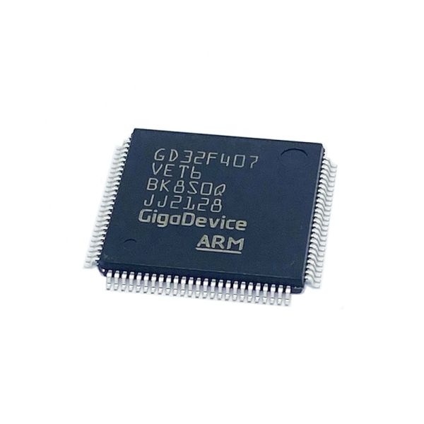 MCU IC chips GD32F407RET6 LQFP144/LQFP64/LQFP100 for Car/Medical/Watch/Drone