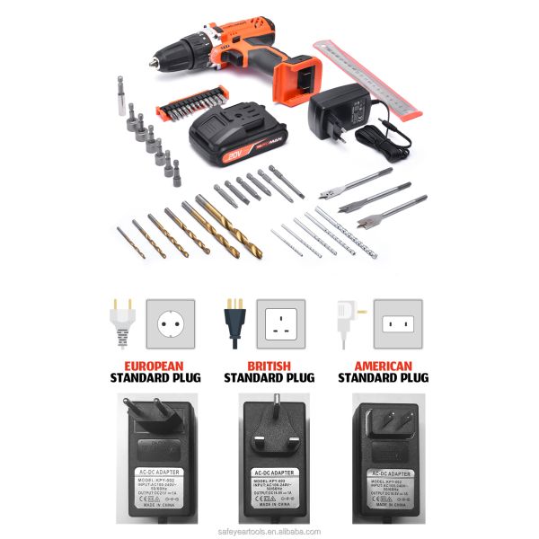 High Torque 20V 3000RPM Electric Wrench Tool Cordless 1/2" Brushless Impact Wrench