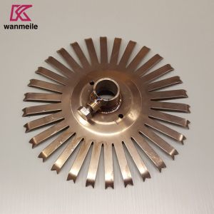 Titanium Disc Rack With Spline and Hook for Aluminum Anodizing