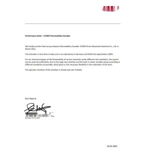 Advanced Instruments Co.,Limited Certifications