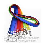 Personalized nylon lanyard with your logo print, small wholesale lot nylon neck