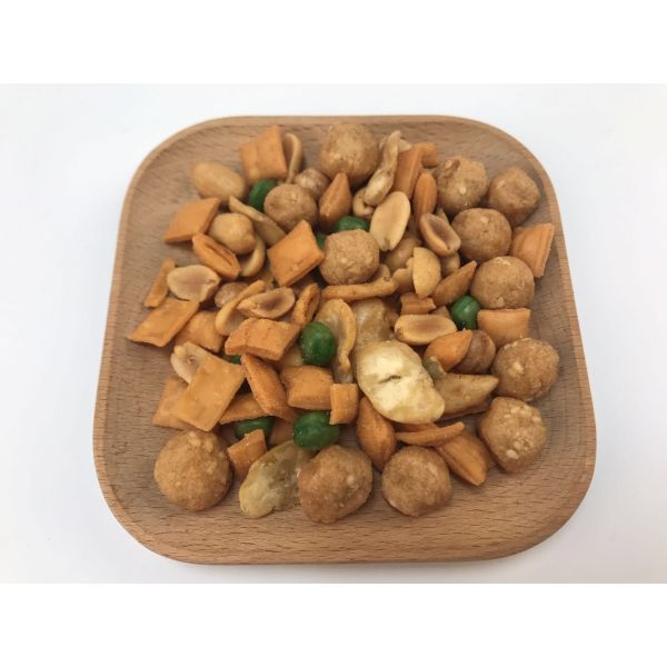 Oriental Oyster Cracker Pretzel Snack Mix Safe Raw Ingredient Hard Texture