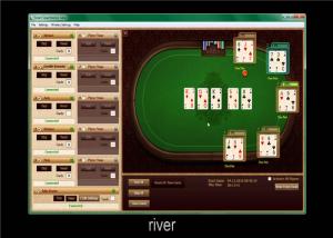 China Single Operation Texas Holdem Poker Software For Reporting Best Winner Hand on sale