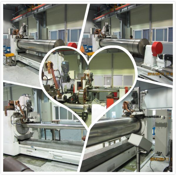 Rotary Profile Wire Screen Welded Wire Mesh Machine With E60 CNC Control System