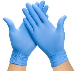 Quality Chemical Resistant Disposable Nitrile gloves , Latex Free Disposable Safety Gloves for sale
