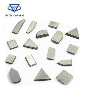 Grade YG6 Blank Brazed Tungsten Carbide Tip , Sintering Brazed Tips