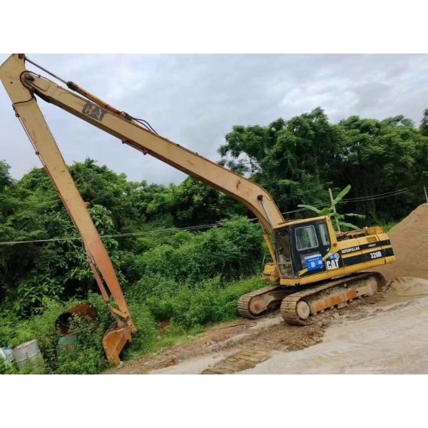 Original Imported Second-hand Cat 320B Extended Arm Excavator From Japan
